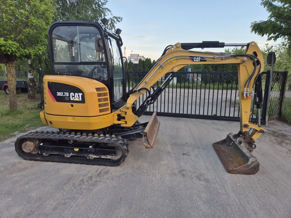 Minikoparka Cat 302.7D CR 3 tony 2019r 3t mth okazja pilnie