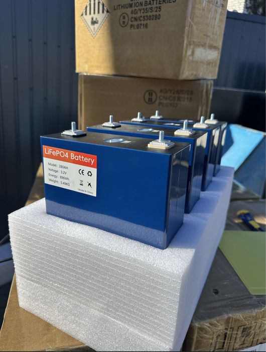 Акумулятори Eve280 ah,Eve 314 ah,Catl 280,Catl314.  LIFePO4