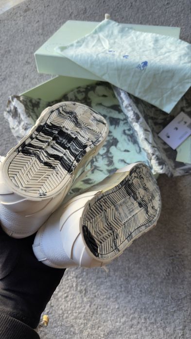 Off-White Low Vulcanized White Leather tamanho 40