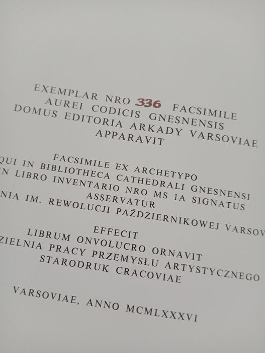 Codex Aureus Gnesnensis [Złoty kodeks gnieźnieński]