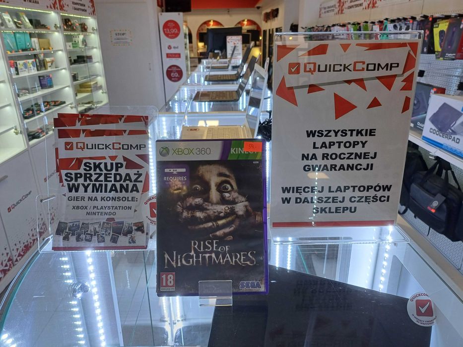 Gra XBOX 360 / X Series Rise Of Nightmares Gwarancja 1 rok QUICK-COMP