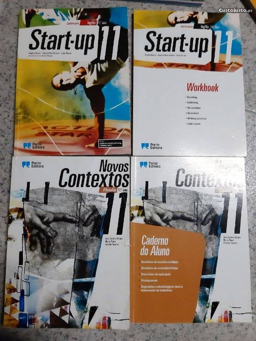 Livro de filosofia e de inglês 11º