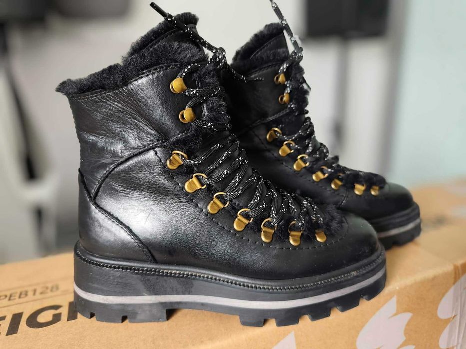 Trzewiki damskie nowe czarne Gino Rossi rozmiar 37