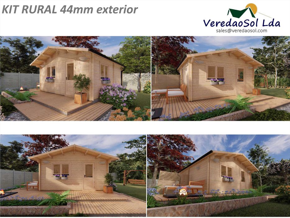 Casa Madeira RURAL coberta 32.5 m² T1 Ideal p. actividades de turismo
