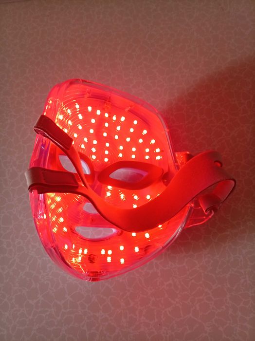Máscara Facial LED de Fototerapia / Rejuvenescimento (Multicolor)