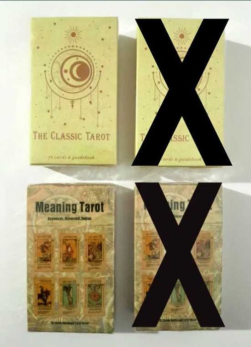 Baralhos Cartas Tarot Clássico / Significado p/ Principiantes Selados