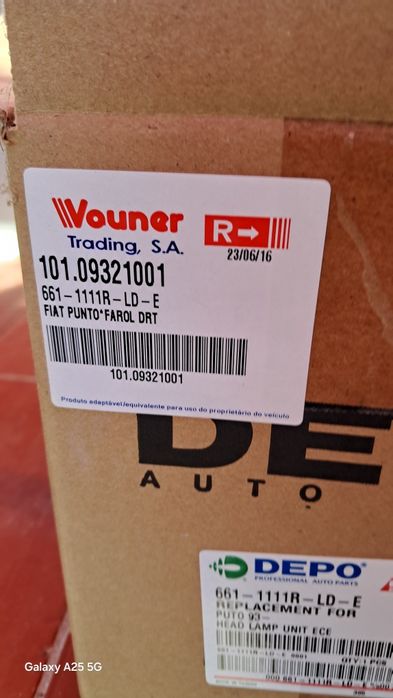 Peças de fiat punto todas novas na caixa