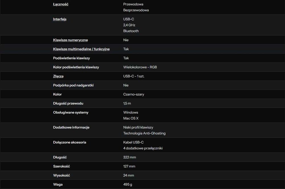 Klawiatura Redragon Azure RGB | Jak nowa | Gwarancja do 23.12.2027