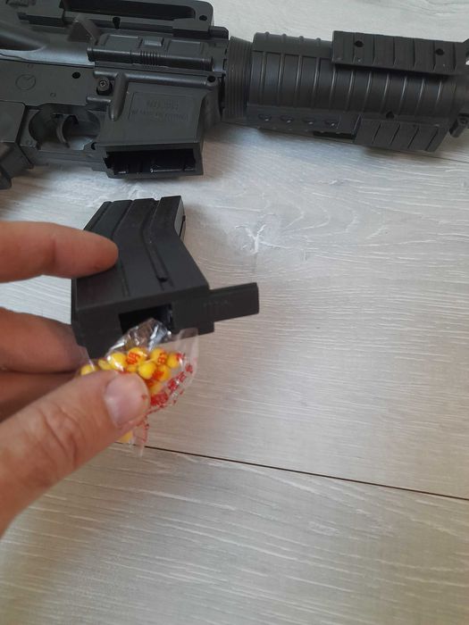 Автомат на пульках, 60см, Арт 777, М-16, винтовка, детский