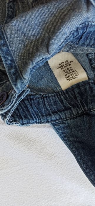 Spodnie ogrodniczki sztruksy h&m 86