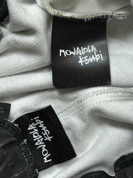 Штани MOWALOLA чорні sweatpants штаны спортивки леопард archive opium