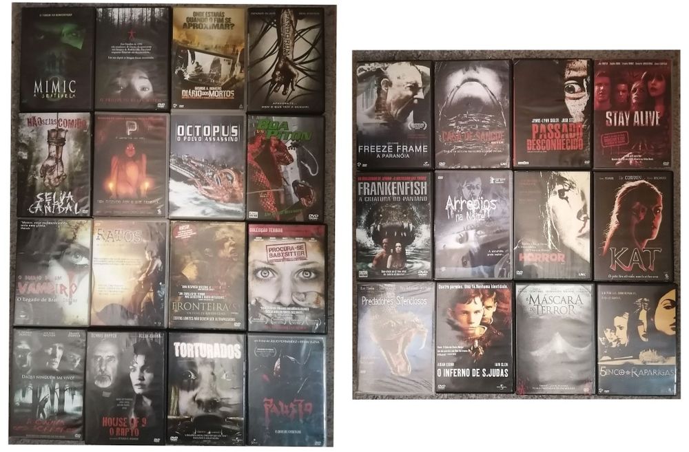 Lote 191 DVD's originais (LOTE 33) séries / filmes...