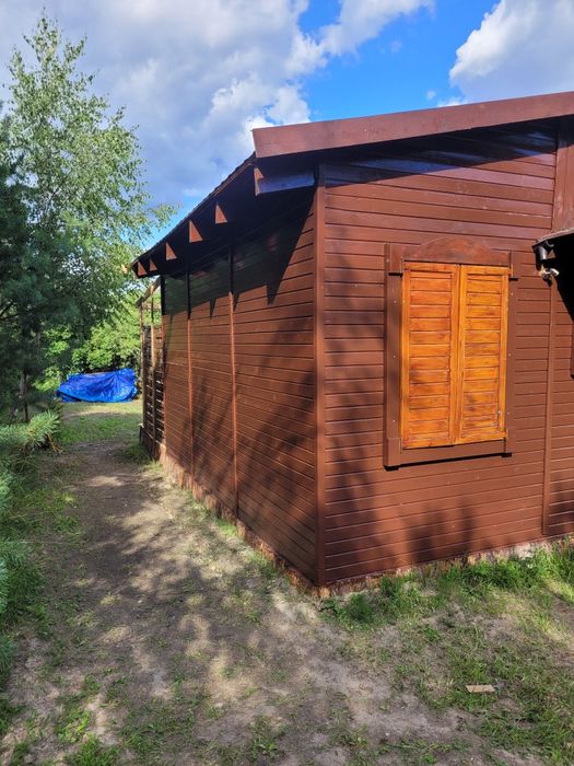 Sprzedam domek letniskowy 20m2 wraz z tarasem nad jeziorem