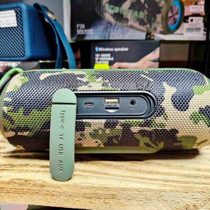 Портативна Bluetooth колонка Hopestar P26 з RGB підсвічуванням