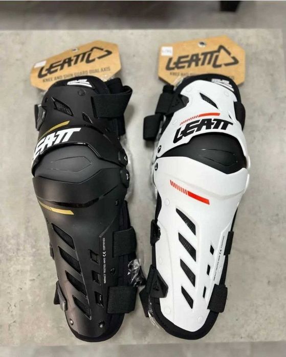 LEATT Dual Axis Knee & Shin Guard 2026 НОВІ ОРИГІНАЛ Мото наколінники