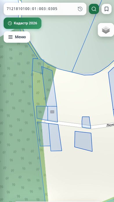 Продам 27сот Каменка,крайній від лісу з власним озером.