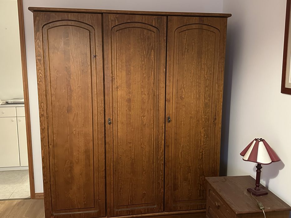 Cama de casal madeira maçica