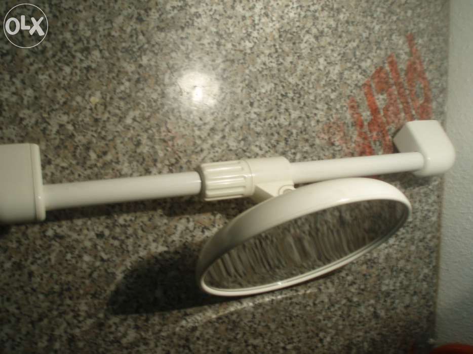 Espelho De aumento para Pinturas e maquilhagens em Inox Branco