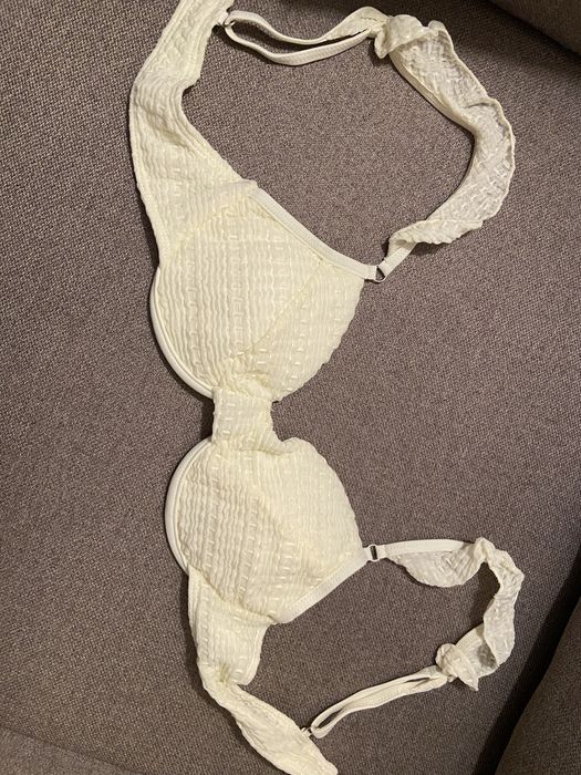 Bikini branco creme novo