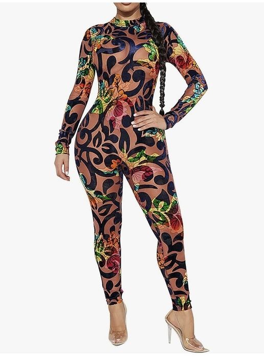 Яскравий напівпрозорий комбінезон р. s /комбинезон