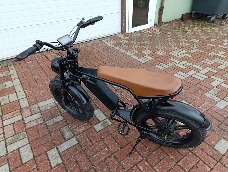 Rower elektryczny Fatbike manetka