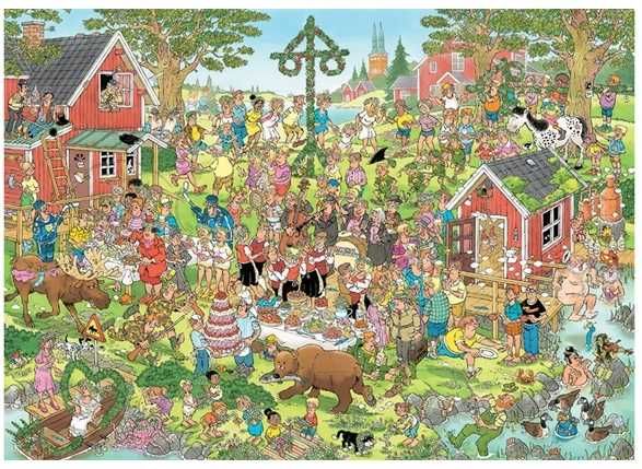 Puzzle Jumbo Jan van Haasteren 1000 elementów Jumbo Puzzle 1000 el.