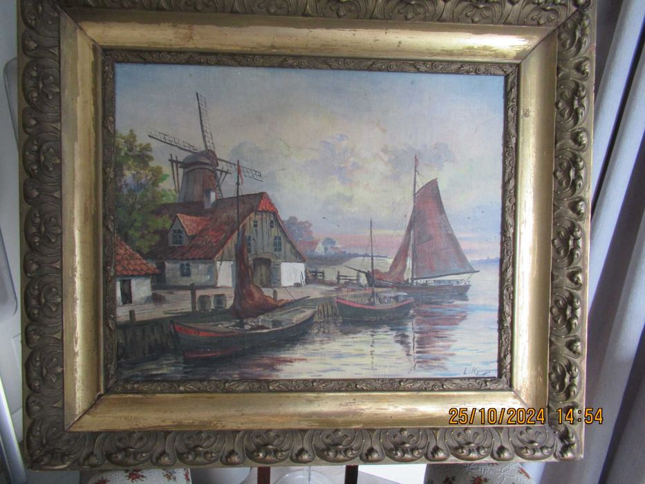 Piekny poniemiecki obraz.