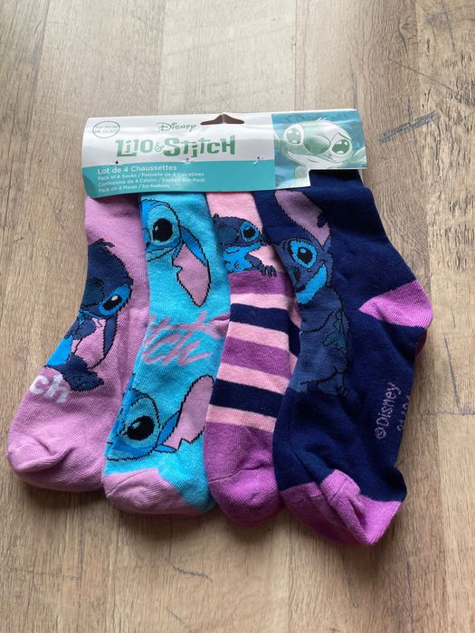 Skarpetki lilo i stitch nowe 4 pary rozm. 31/34