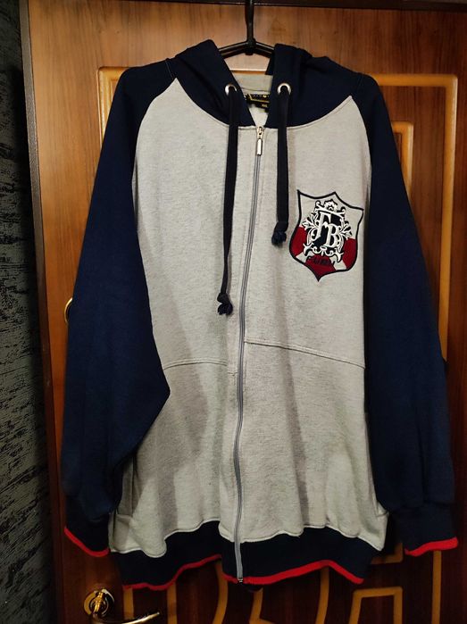 Кофта ПОГ 85 см супер батал великий розмір утеплена з начосом на замку