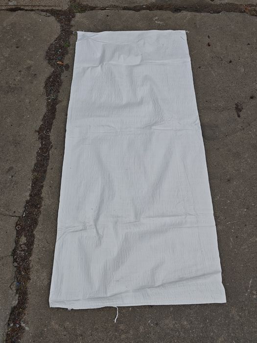 Worki polipropylenowe 80 x 180 Obszyte białe Nowe  Idealne