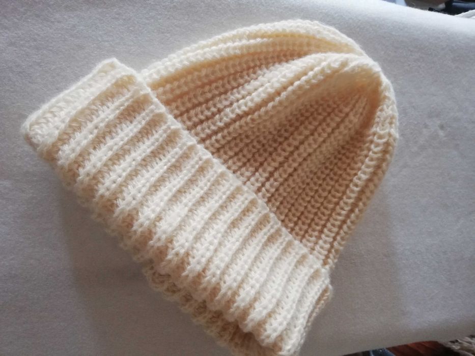 Handmade czapka zimowa nowa
