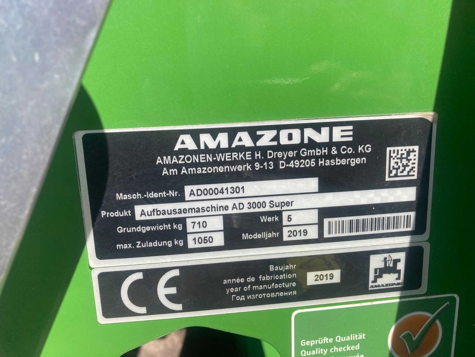 Amazone AD Super 3000 + KX 3000 Cultimix – agregat uprawowo-siewny 3 m
