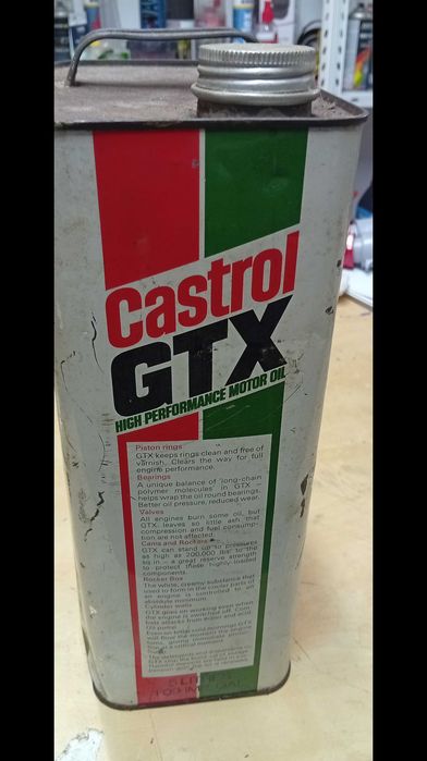 Lata de óleo Castrol GTX
