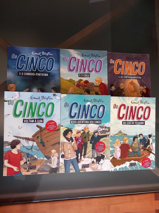 Livros de aventura - Os Cinco e Uma Aventura (Conjuntos)