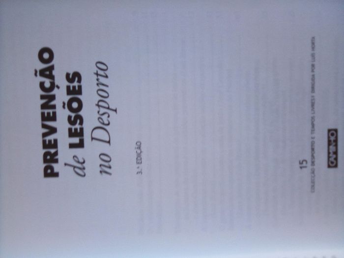 Prevenção de Lesões