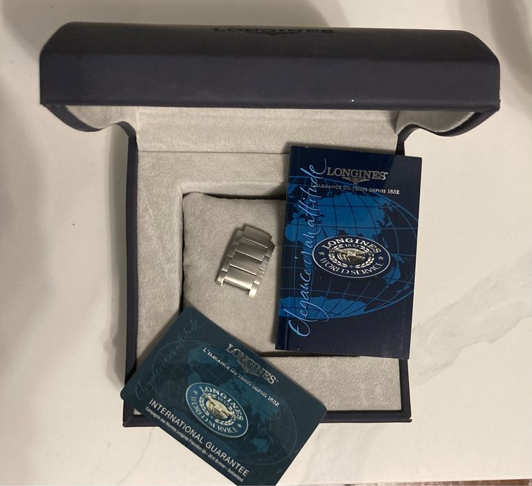 relógio aço longines