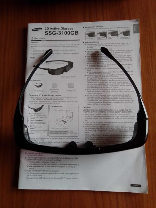 Óculos 3d ativos e teclado para televisores Smart Samsung.
