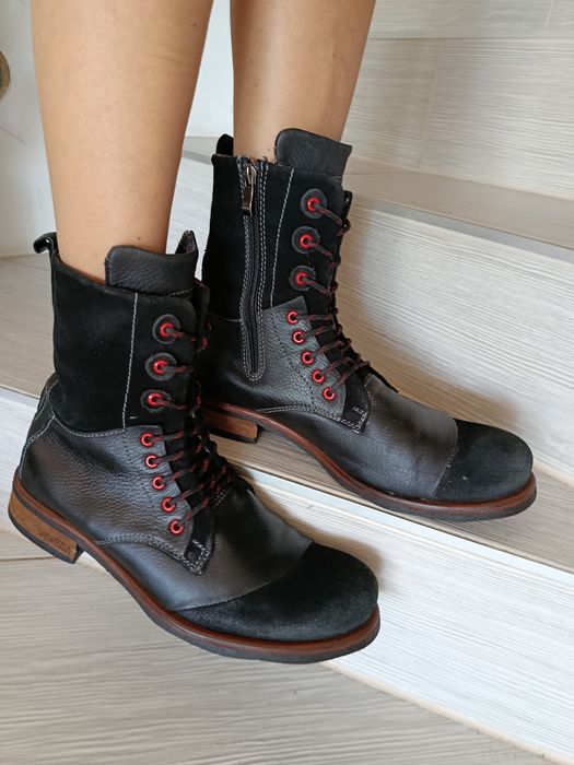 Buty męskie skórzane ocieplane Venezia Vintage Revolution 43