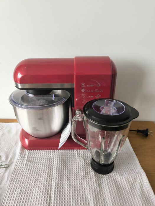 Robot de Cozinha / Processador de Alimentos SilverCrest (Modelo SKMP 1300 B3) - Vermelho