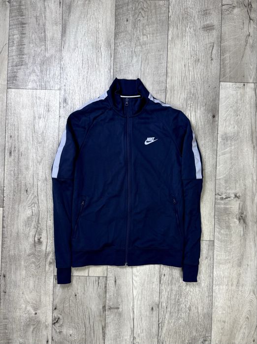 Nike кофта олимпийка М размер спортивная синяя