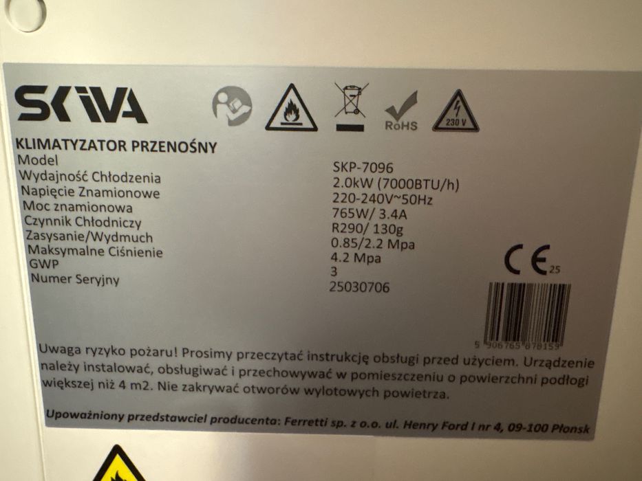 Klimatyzator pokojowy
