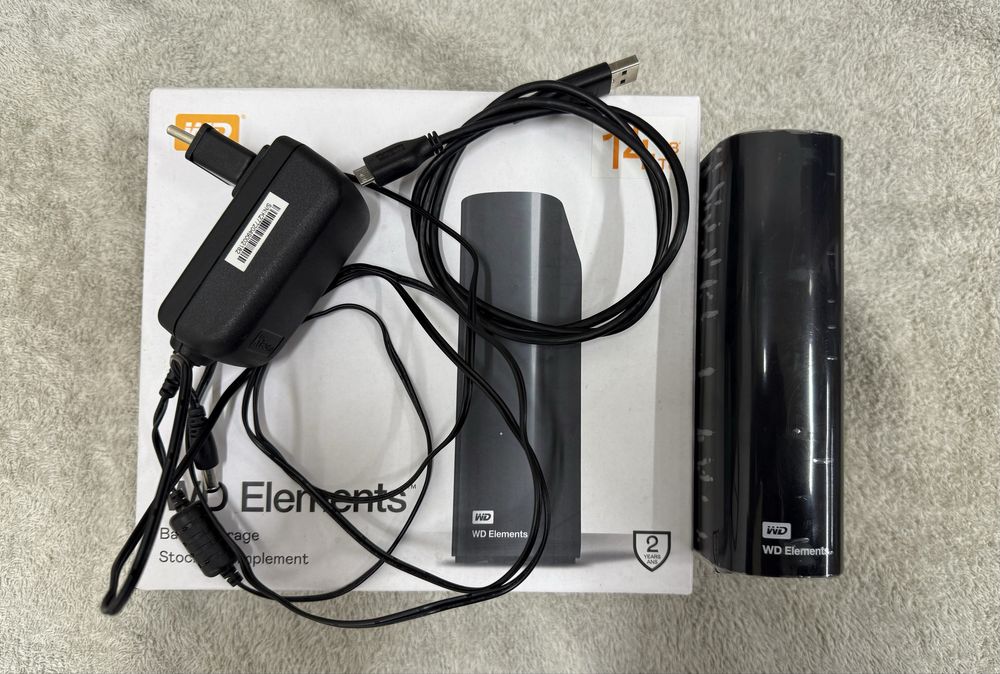 Внешний hdd WD Elements  12tb 14Tb 16tb usb 3.0