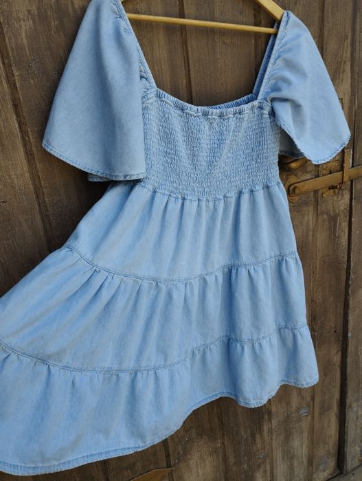 Jeansowa Hiszpanka może być do karmienia lub ciążowa