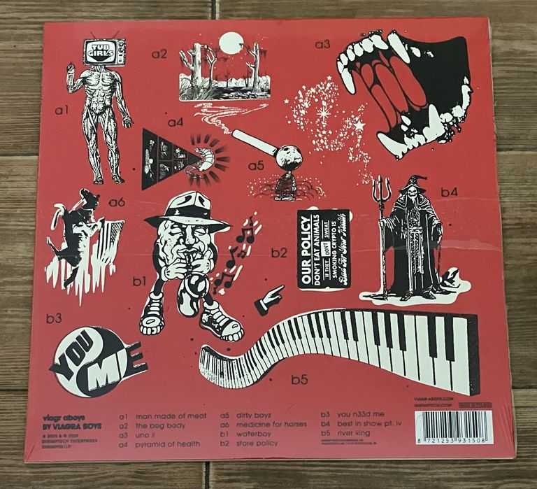 Viagra Boys - Viagr Aboys LP Blue and White Marbled Vinyl