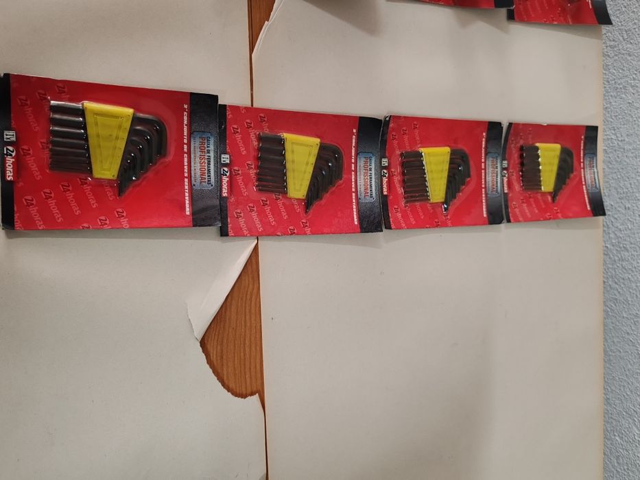 45 Conjuntos de chaves sextavadas