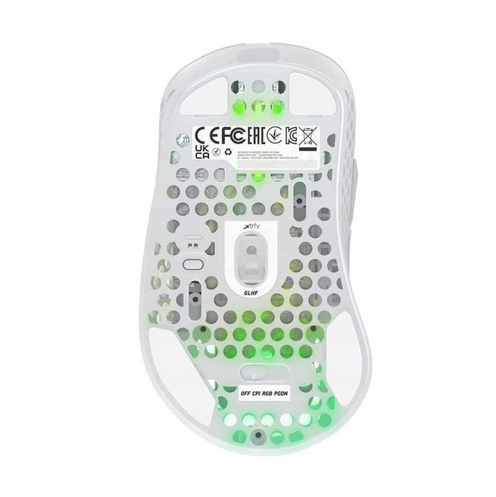Mysz Gaming Cherry XTRFY M4 RGB Biała RGB 71g