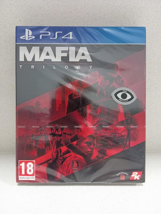 Mafia trilogy steelbook edition PS4 PlayStation 4 (faço retoma jogos)