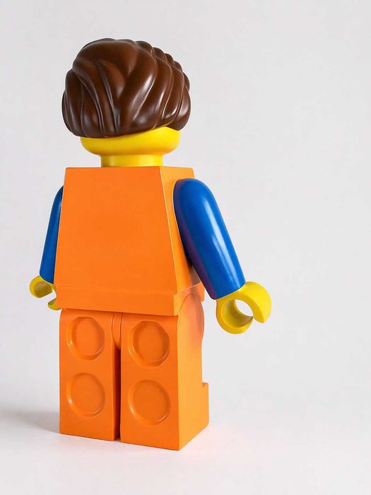 LEGO Gigante XXL EMMET - The LEGO Movie - 1,35mt | Peça Rara – OPORTUNIDADE