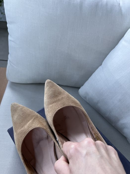 Czółenka Ryłko welur rozmiar 35