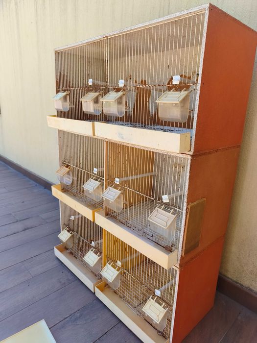Gaiola de Madeira para Aves – 76,5 cm